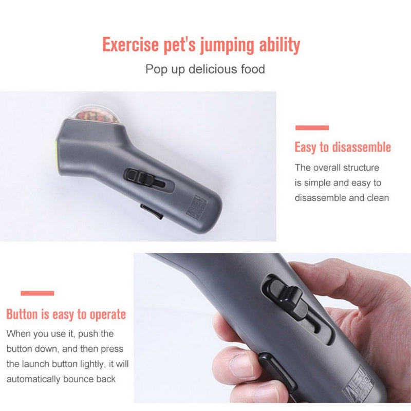 Interactive Treat Launcher for Dog Training & Play