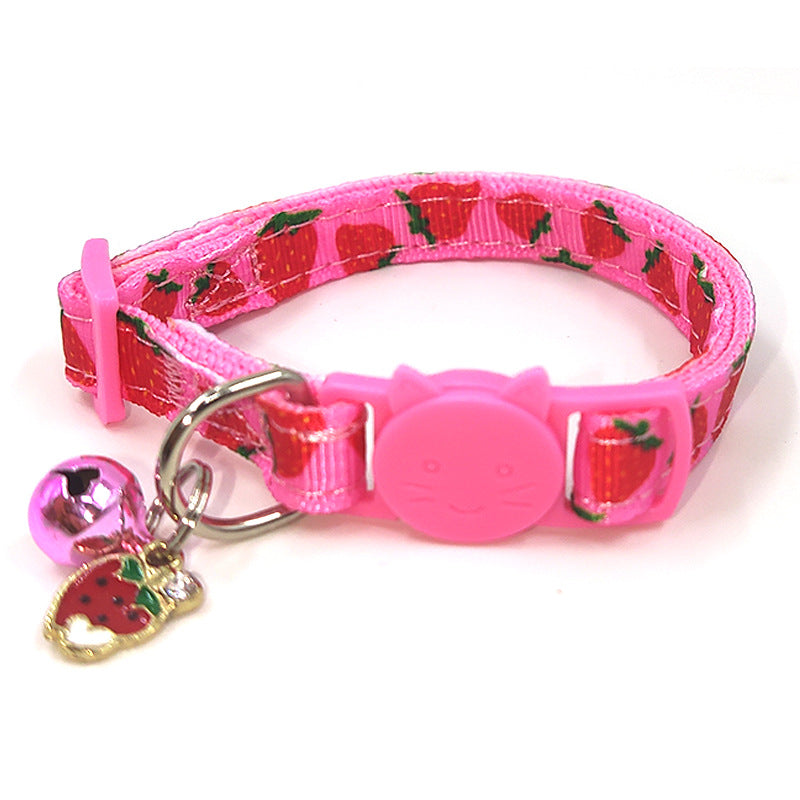 Cat collar with bell size and fit guide