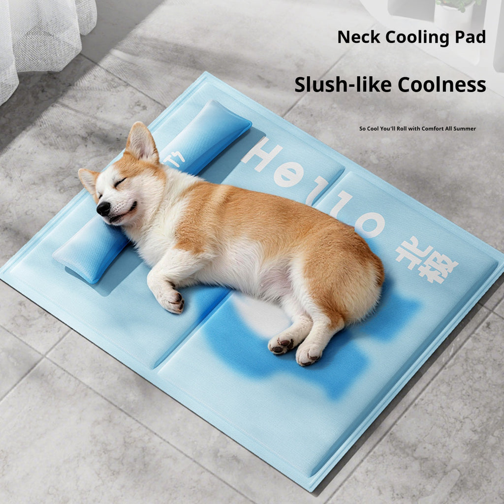 Cooling gel mat for dogs, summer heat relief